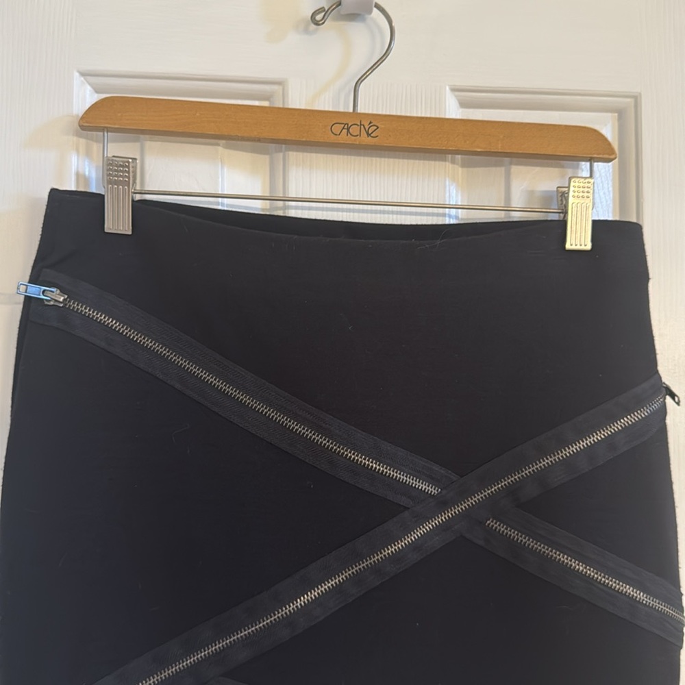 Vertigo Paris Vintage Black Zipper Mini - Picture 3 of 7